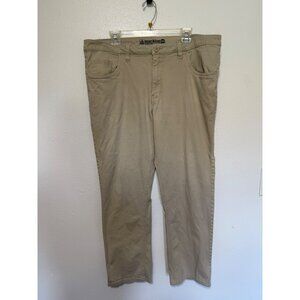 MK Machine Mens Pants Tan Brushed Cotton 5 Pockets Size 38/32